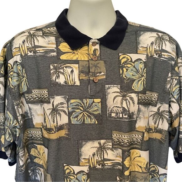 Vintage Summa Island Polo Shirt – Size XXL - Picture 3 of 8